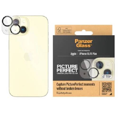 بانزر جلاس بيكتشر بيرفكت واقي عدسة الكاميرا لايفون15 و 15 بلس رقم.1136