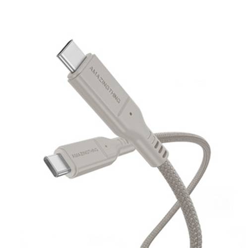 اميزنج ثينج كابل ثاندر برو Type C الى Type C مع حامل 5.0امبير 240واط جيل 2 1.2م رمادي