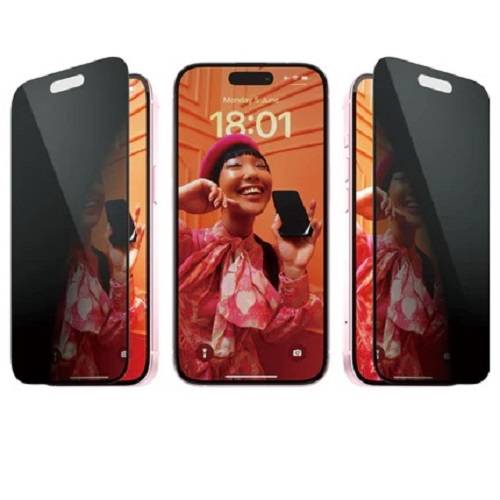 بانزر جلاس حماية الخصوصية واقى شاشه ايفون 15 مع خاصيه UWF موديل رقم.P2809