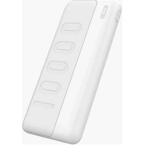 باوا باور بانك مدمج مع يو اس بي ثنائي 10000مللي امبير ابيض