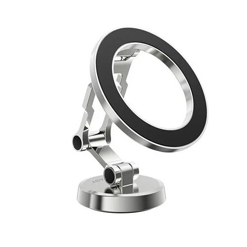 ايس فاست حامل مغناطيسي قابل للطي للسيارة D20 فضي