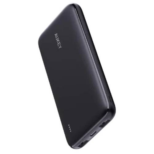 اوكي باكسي سليم باور بنك 10000مللي امبير مع شحن سريع بمنفذين USB ومنفذ Type C بقوة 20واط