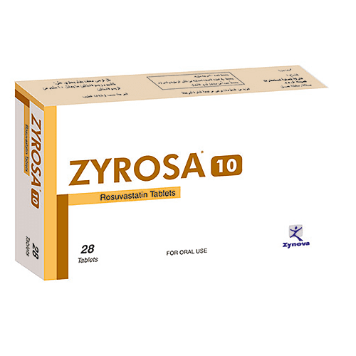 زيروسا 10مجم لخفض مستوى الكوليسترول والدهون الثلاثية 28قرص