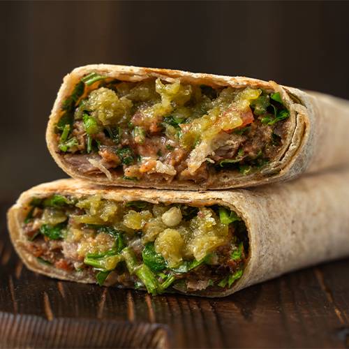 لحم معبوج اخضر