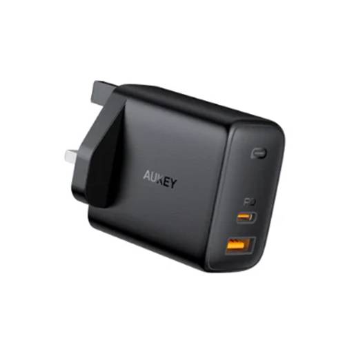 اوكي شاحن مزدوج المنفذ PD Type C وUSB بقدره 65واط