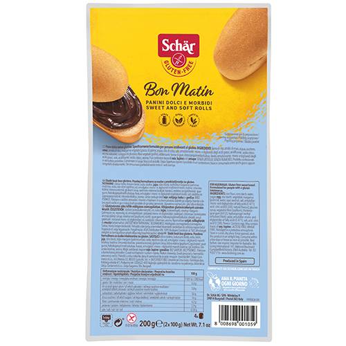 شار خبز الصمون بون ماتين ابيض طبيعي خالي من الجلوتين 200جم