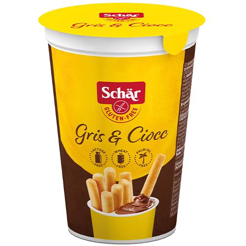 شار اصابع البسكويت مع كريمة الشوكولاتة طبيعي خالى من الجلوتين 52جم