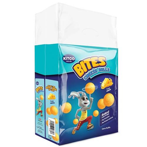 كتكو بايتس ذرة منفوخة كرات الجبنة 25جم 20حبة