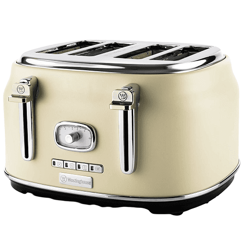 وستنجهاوس محمصة توست ريترو 4شرائح ابيض 1750واط