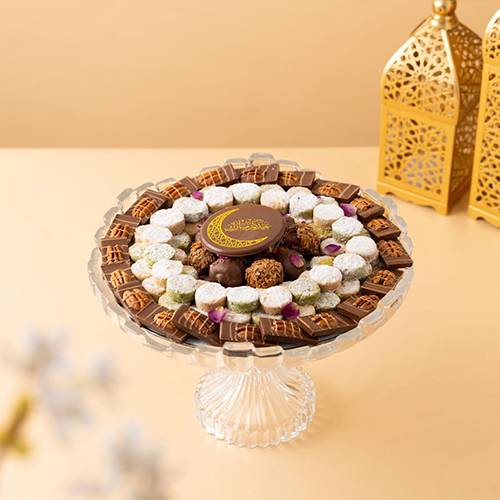 صينية كريستال لاكجري العيد