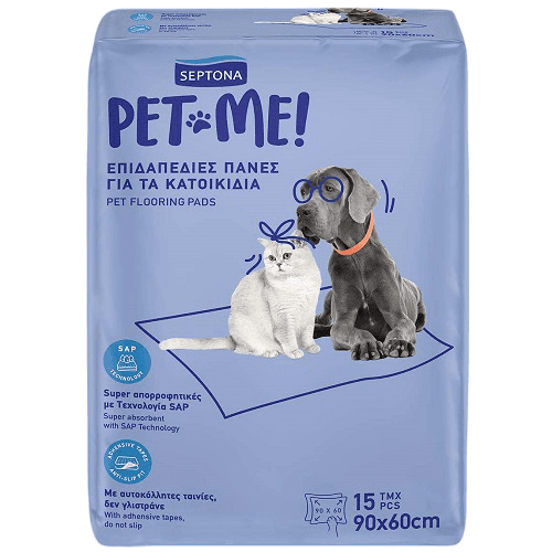 سيبتونا بت مي وسائد ارضية للحيوانات الاليفة 90×60سم 15حبة