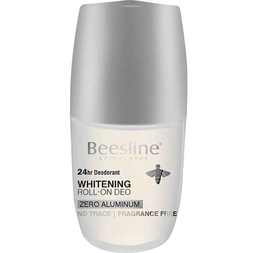 بيزلين رول اون مزيل للعرق لتفتيح البشرة 24ساعة بدون عطر خال من الالمنيوم 70مل 1+1مجانا