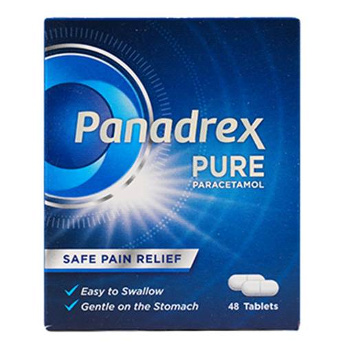 بانادريكس بيور باراسيتامول 500مجم مسكن للالم وخافض للحرارة 48قرص