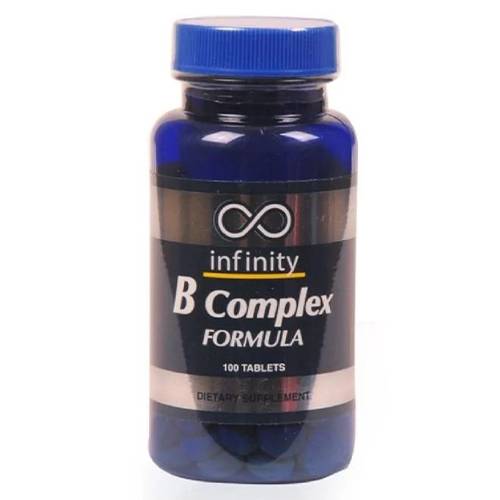 انفينيتي فيتامين ب كومبلكس مكمل غذائي لدعم صحة الجهاز العصبي 100قرص