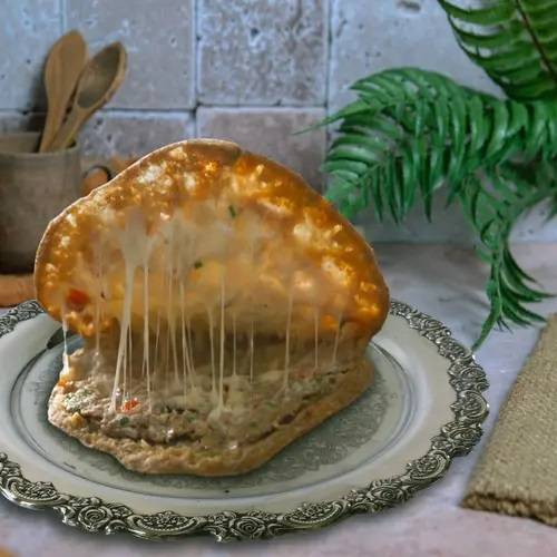 حواوشي لحم مع جبن