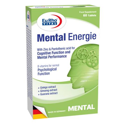 يورو فيتال مينتال اينيرجي مكمل غذائي للطاقة العقلية الحيوية 60قرص