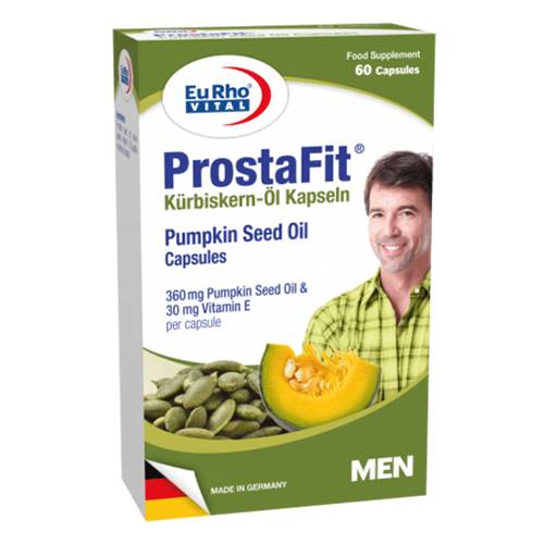 يورو فيتال بروستافيت بزيت بذور اليقطين مكمل غذائي للرجال 60كبسولة
