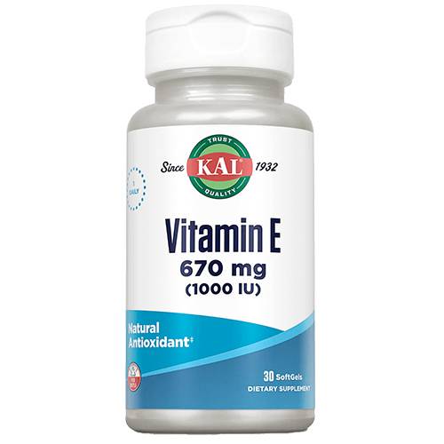 كال فيتامين اي 670مجم 1000IU لتقوية الجهاز المناعي 30كبسولة