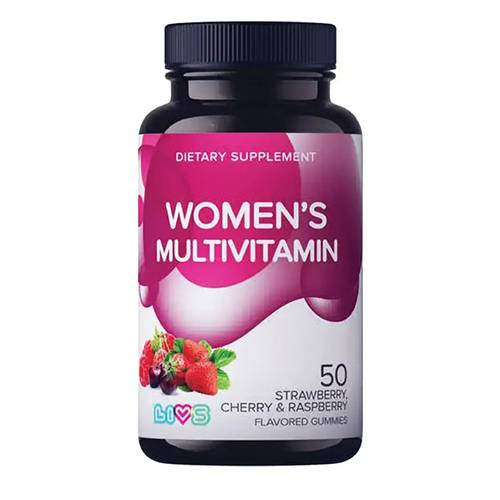 ليفز حلاو فيتامينات للنساء بنكهة العنبيات للعناية بصحة وجمال المراة 50قطعة