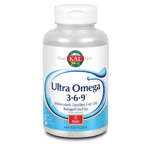 كال الترا اوميجا 3 و6 و9 مكمل غذائي لدعم الصحة العامة 100كبسولة هلامية