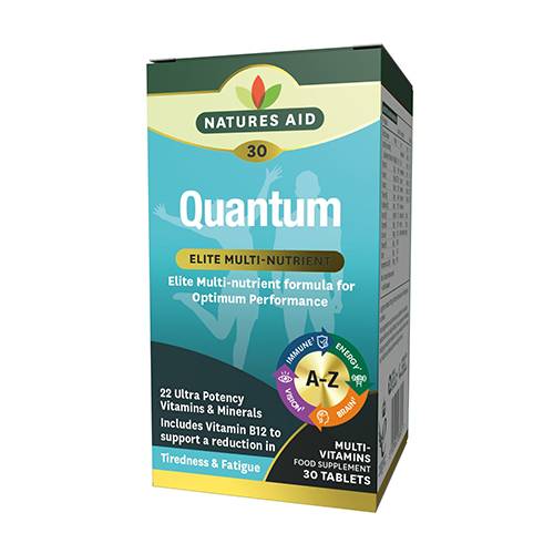 ناتشرز ايد كوانتم متعدد الفيتامينات لتحسين الاداء الامثل 30قرص