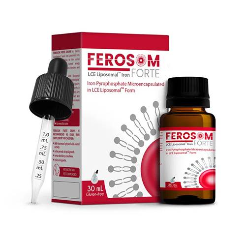 فيروسوم فورت قطرات مكمل غذائي لعلاج فقر الدم 30مل