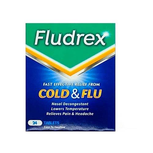 فلودركس كولد اند فلو لعلاج مزيل احتقان الانف السريع والفعال يخفض درجة الحرارة 24قرص