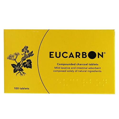 ايوكاربون اقراص فحم علاج للامساك وانتفاخ البطن 100قرص