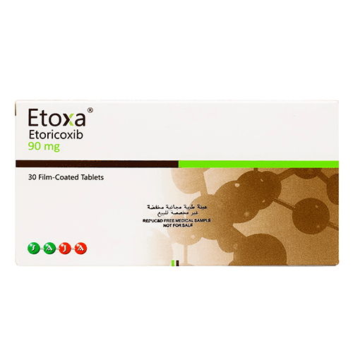اتوكسا 90مجم مسكن للالم ومضاد للالتهاب المفاصل والعظام 30قرص مغلف