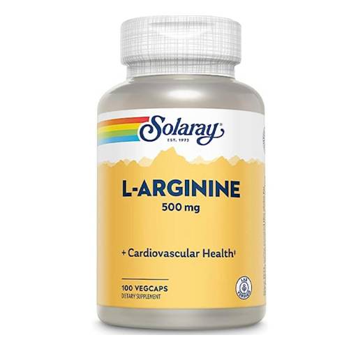 سولاراي ال ارجنين 500مجم مكمل غذائي 100كبسولة نباتية