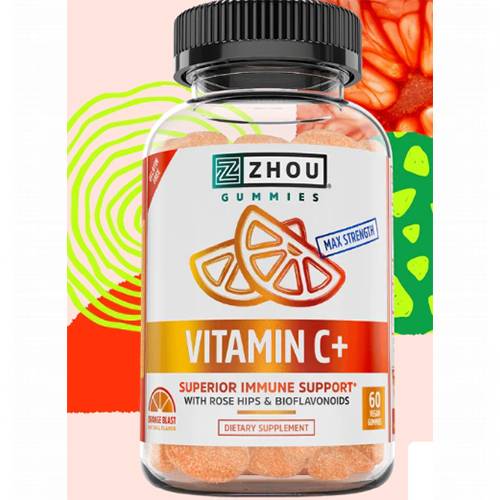 تشو الدر مون  فيتامين سي مضاد للاكسدة لدعم صحة الجهاز المناعي 60علكه