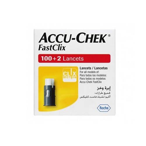 اكيوتشيك سوفت كليكس ابر تساعد على فحص السكر 100ابرة