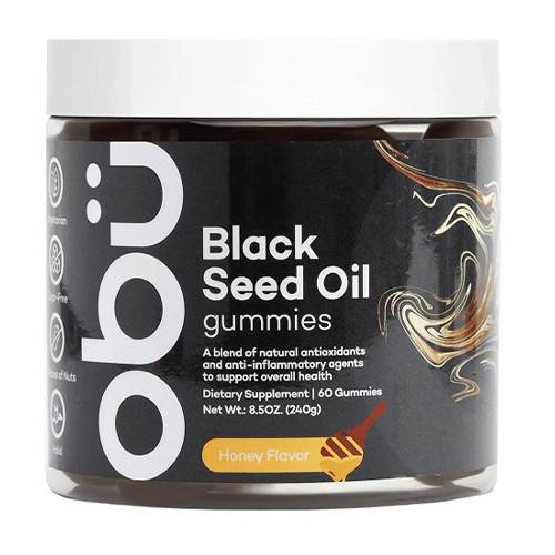 اوبو حلاو الحبة السوداء مكمل غذائي للرعاية الصحية العامة بنكهة العسل 60حلاو