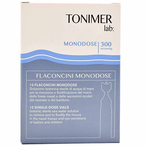 تونيمير لاب مونودوز محلول ملحي لتنظيف الجيوب الانفية 12امبولة