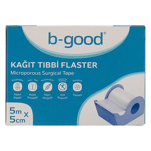 بي جود شريط جراحي ذو مسامات دقيقة 5م×5سم