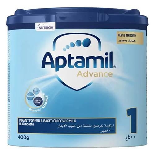 ابتاميل ادفانس 1 تركيبة للرضع مشتقه من حليب الابقار من0الى6اشهر 400جم