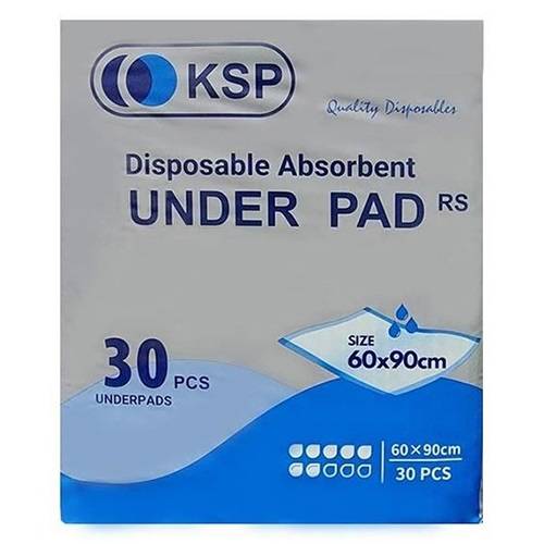 كي اس بي وسادات سفلية ماصة للاستعمال مرة واحدة 60سم×90سم 30قطعة