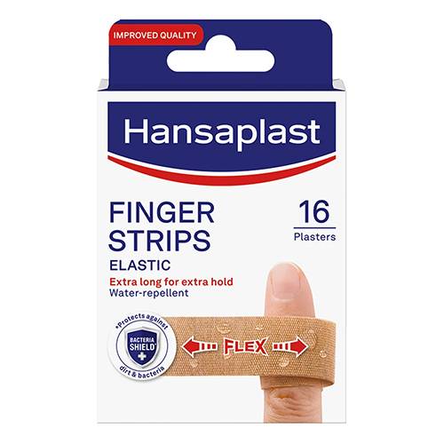 هانزابلاست ايلاستيك لصقات اصابع طول اضافي لثبات اضافي 16لاصقة