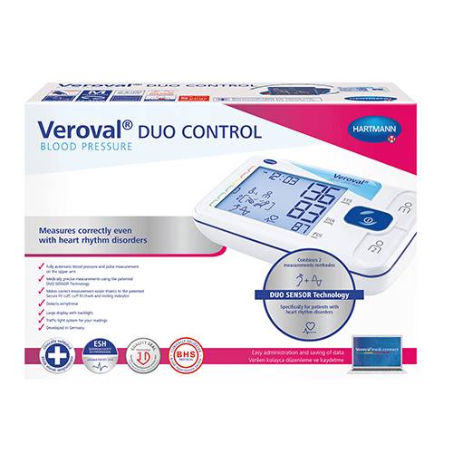 فيروفال ديو كنترول جهازقياس ضغط الدم والنبض من اعلى الذراع