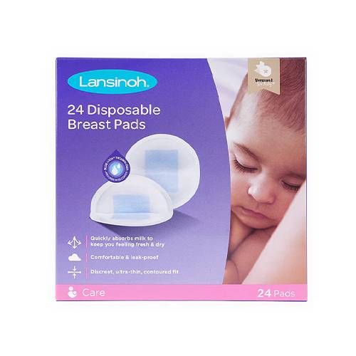 لانسينوه وسادات صدر للاستخدام مرة واحدة 24قطعة