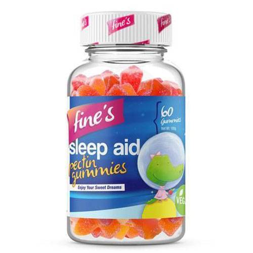 فاينز سليب ايد مكمل غذائي لتنظيم دورة النوم للاطفال 60حلاو