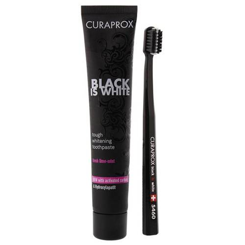 كورابروكس بلاك از وايت معجون اسنان مبيض مع فرشاة 90مل