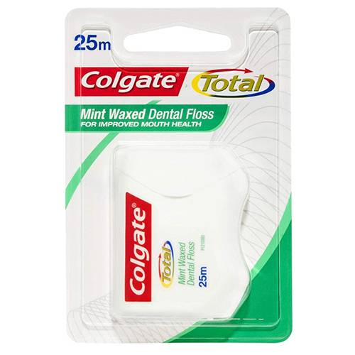 كولجيت توتال خيط تنظيف الاسنان بالنعناع 25م