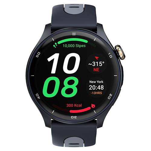 تيتان سيليستور ساعة اموليد ذكية دائرية ازرق موديل رقم.90206AP02