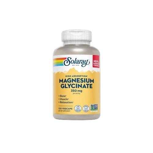 سولاري مغنيسيوم جلايسينات لتحسين جودة النوم 350مجم 120كبسولة نباتية