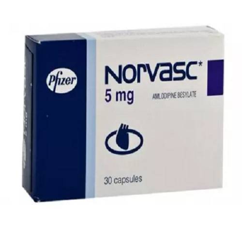 نورفاسك لعلاج ارتفاع ضغط الدم 5مجم 30كبسولة