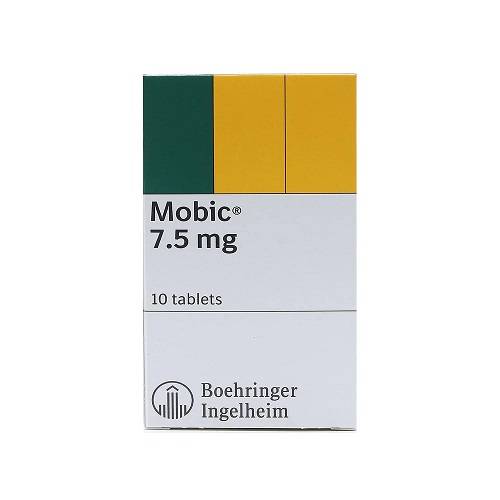موبيك مسكن للالم والتهابات المفاصل 7.5مجم 10اقراص