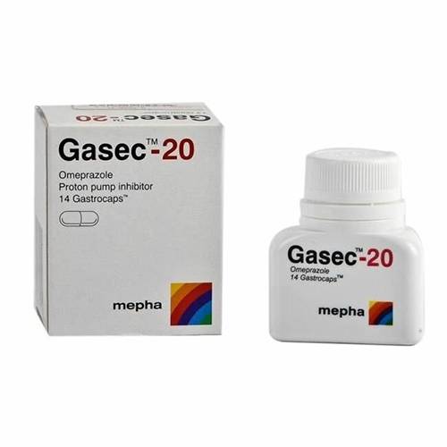 جازيك 20مجم لعلاج حرقة المعدة وارتجاع المريء 14كبسولة