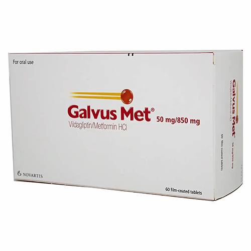 جالفس مت 50مجم/850مجم للتحكم في سكر الدم لمرضى السكري من النوع الثاني 60قرص مغلف