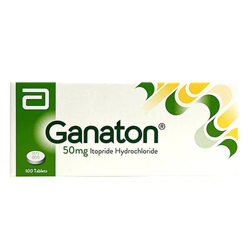 جاناتون 50مجم لعلاج الانتفاخ وعسر الهضم 100قرص